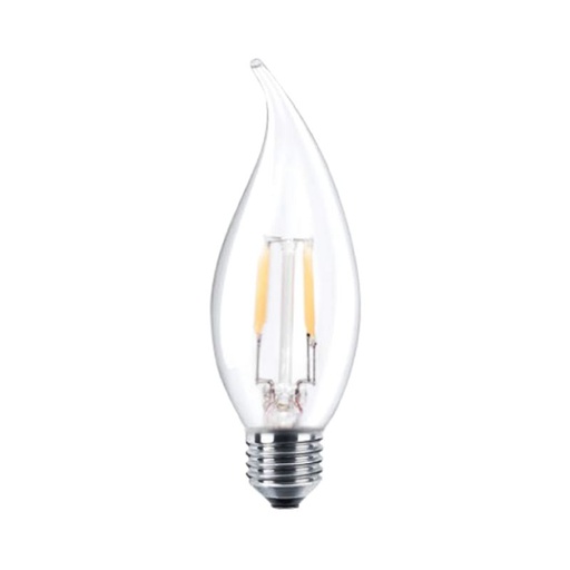 [LGP/LFA-C35AC] LAMP. FILAMENTO LED DIMERIZABLE VELA VIENTO 4W E27 CALIDA VIDRIO CLARO  - LGP TECHNOLOGY