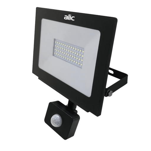 [PRO0017] REFLECTOR LED 50W LUZ DIA IP65 CON SENSOR DE MOVIMIENTO - ALIC