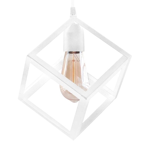 [C-1007B/T] COLGANTE CUBO BLANCO 23X29CM  - FERROLUX