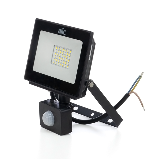 [PRO0015] REFLECTOR LED 30W LUZ DIA IP65 CON SENSOR DE MOVIMIENTO - ALIC