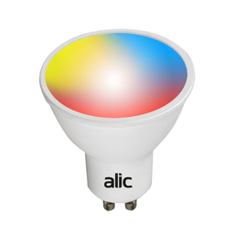 [SMW0510] LAMPARA LED SMART WIFI GU10 5W RGB + CCT - ALIC