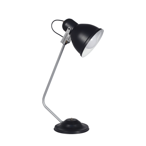 [L-122/NG] LAMPARA VELADOR ESCRITORIO E27 C/CAPUCHON NEGRO - FERROLUX 