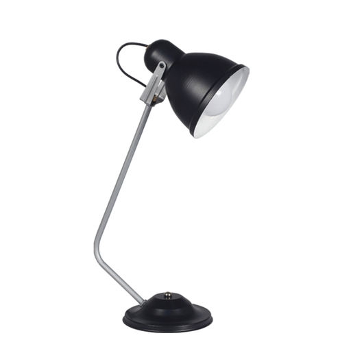 [L-122/NG] LAMPARA VELADOR ESCRITORIO E27 C/CAPUCHON NEGRO - FERROLUX