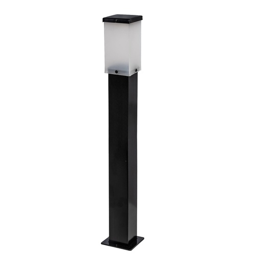 [7005/B] FAROLA METALICA 63CM MARCASENDERO NEGRO C/DIFUSOR POLIPROP. OPAL