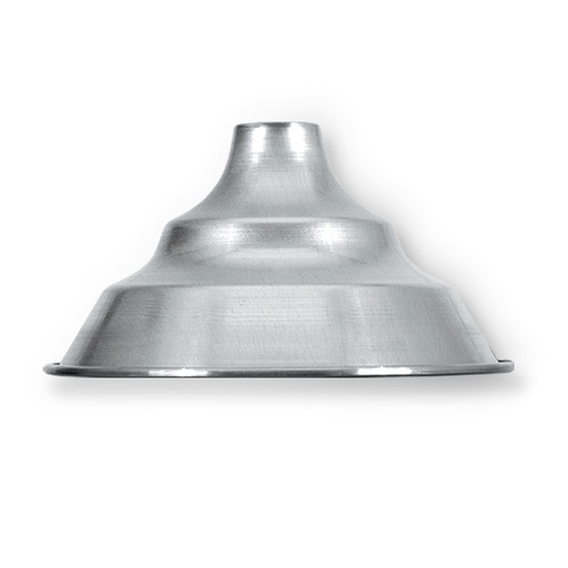 [SJ/6651] PANTALLA ALUMINIO CANCHA SIN PINTAR Ø30CM - SAN JUSTO