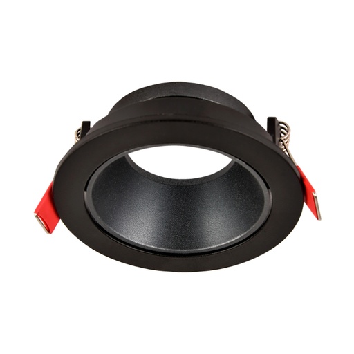 [AERAD-X1-NN-PC] SPOT DE EMBUTIR MOVIL GU10  85X85X32 ANTIDESLUMBRANTE NEGRO C/NEGRO - MACROLED