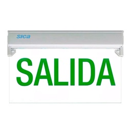 [971150] CARTEL DE SALIDA LED 5W 3HS AUTONOMIA  - SICA