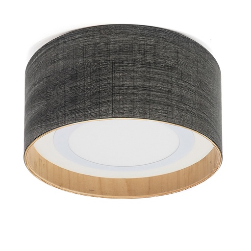 [TOK/P12T15V] ACCESORIO PLAFON MADERA 30X15CM PARA PANEL EMBUTIR 18W COLOR VINTAGEGREY - TOKIO