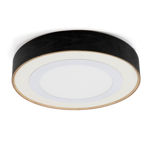 [TOK/1105-300-02] ACCESORIO PLAFON MADERA 30X5CM PARA PANEL EMBUTIR 18W COLOR BLACK ASH - TOKIO