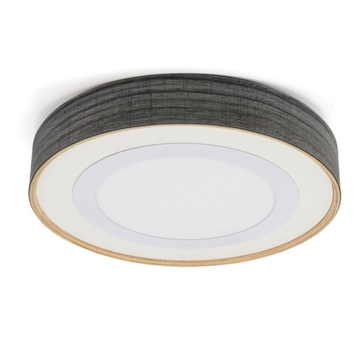 [TOK/1105-300-03] ACCESORIO PLAFON MADERA 30X5CM PARA PANEL EMBUTIR 18W COLOR VINTAGEGREY - TOKIO