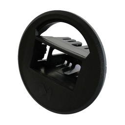 [KS40600] BASTIDOR CIRCULAR NEGRO 1 MODULO PARA MUEBLES  - KALOP