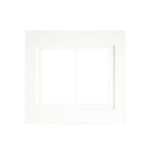 [KS41590] TAPA ZEN BASIC 6 MODULOS BLANCA - KALOP