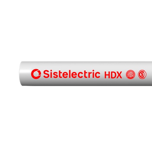 [GEN/TR32HDX] CAÑO RIGIDO PVC SISTELECTRIC HDX 32MM X3MTS GRIS - GENROD