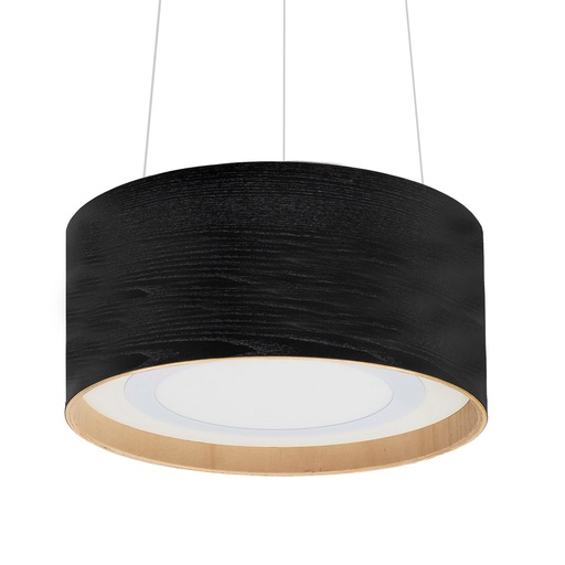 [TOK/2115-350-02] ACCESORIO COLGANTE MADERA 35X15CM PARA PANEL LED 24W COLOR BLACK ASH - TOKIO