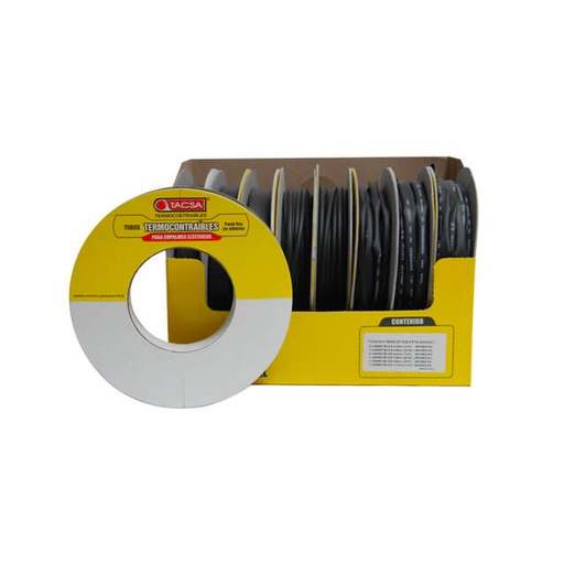 [TA-T3/16] TERMOCONTRAIBLE 3/16 - 4.8/2.4MM X 10M - TACSA