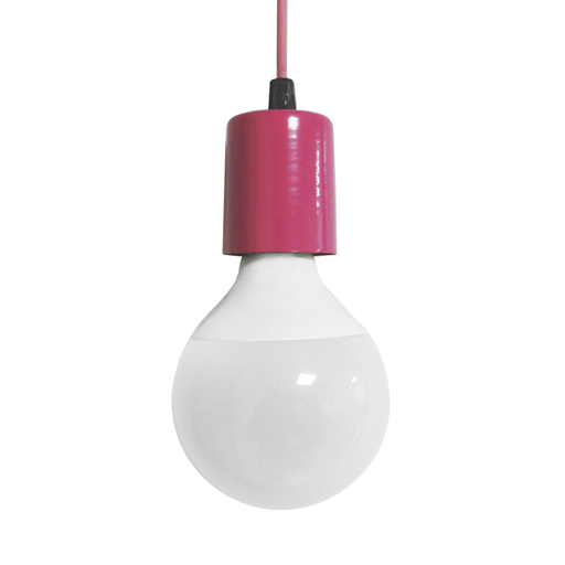 [BELL005/RS] COLGANTE CAPUCHON SIMPLE COLOR ROSA PASTEL.  - SPOTSLINE