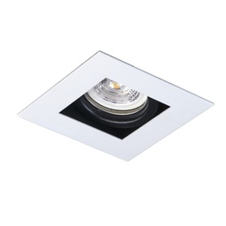 [E4111DBTXGU] EMBUTIDO P/DICRO LED 1 LUZ BLANCO TEXTURADO C/ZOC.  - SPOTSLINE