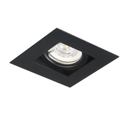 [E4111DNTXGU] EMBUTIDO P/DICRO LED 1 LUZ NEGRO TEXTURADO C/ZOC.  - SPOTSLINE
