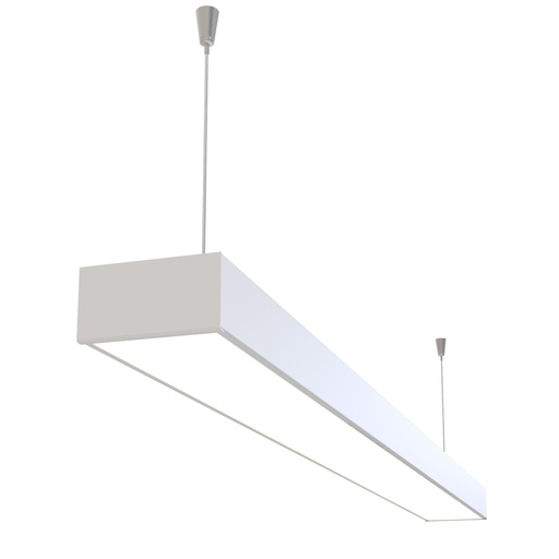 [LINE1200] LINE LISTON COLGANTE LINEAL 1X18W 120CM P/TUBO LED BLANCO - SPOTSLINE