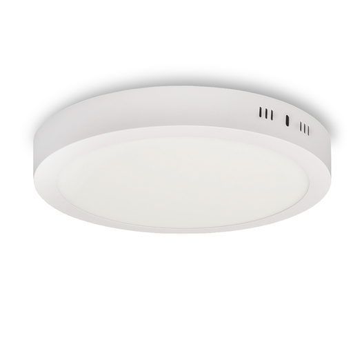 [26040/AP/RE/BC] PLAFON LED APLICAR 6W CIRCULAR LUZ CALIDA MARCO BLANCO - 180 ILUMINACION