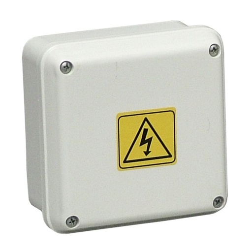 [ROK/PR998/67] CAJA DE PASO PLASTICA BLANCA DE EXTERIOR 10X10X6 IP65  - ROKER