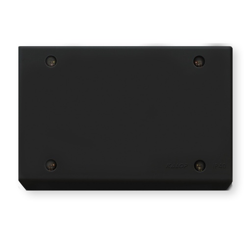 [KL42116] CAJA SIGMA 4 MODULOS CIEGA SOBREPONER IP40 NEGRA - KALOP