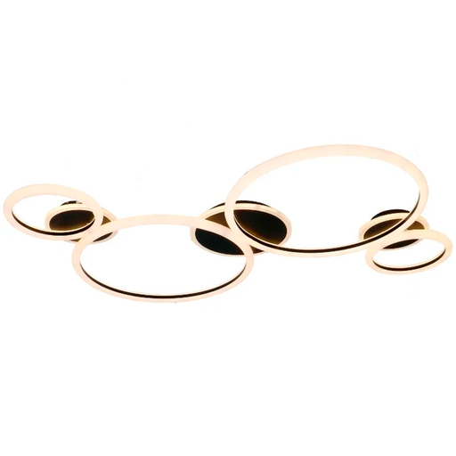 [19196] APLIQUE DE TECHO LED 86W LUZ DIA/NEUTRA/CALIDA ENJAM NEGRO - 180 ILUMINACION