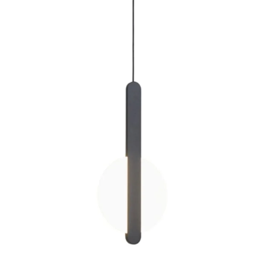 [19157] COLGANTE LED 10W LUZ DIA/NEUTRA/CALIDA SANDWICH NEGRO - 180 ILUMINACION