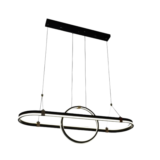 [18031] COLGANTE LED 72W LUZ CALIDA ORIANA NEGRO - 180 ILUMINACION