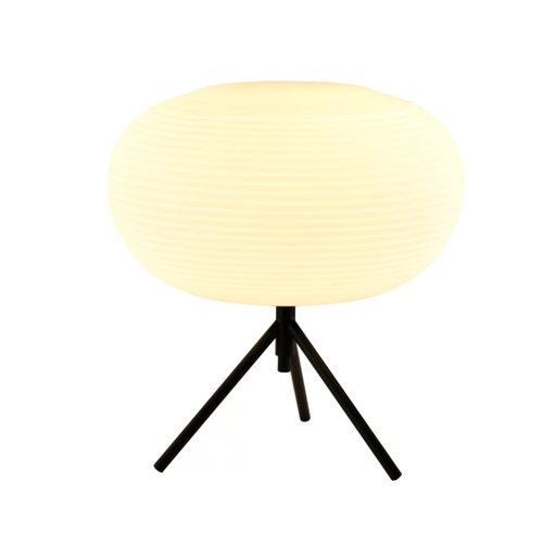 [27038] LAMPARA DE MESA E27 34CM THELONIOUS NEGRO - 180 ILUMINACION