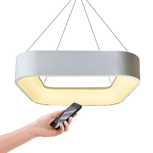 [19109/BL] COLGANTE LED SMART 44W LUZ DIA/NEUTRA/CALIDA DIMERIZABLE SOFT BLANCO - 180 ILUMINACION