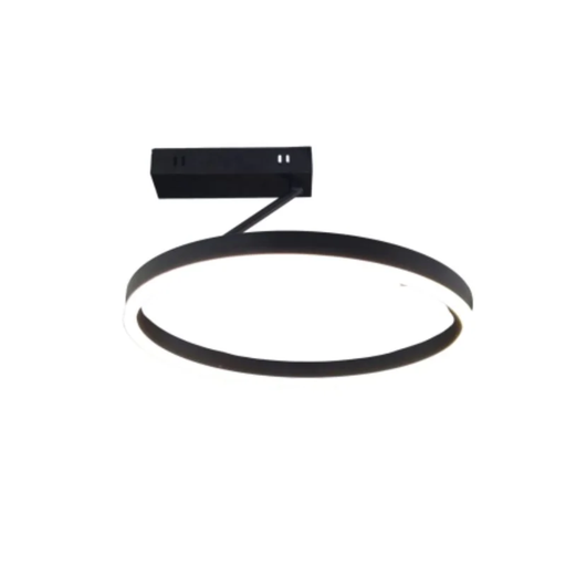 [19137] APLIQUE LED 36W LUZ DIA/NEUTRA/CALIDA CROWN NEGRO - 180 ILUMINACION