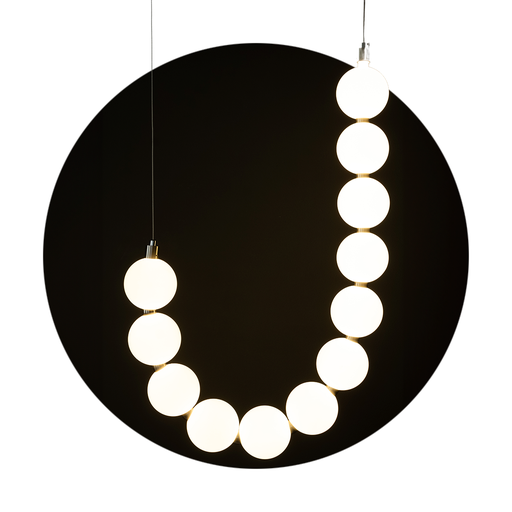 [19178/12] COLGANTE LED 30W LUZ DIA/NEUTRA/CALIDA BORLE XII CROMO - 180 ILUMINACION