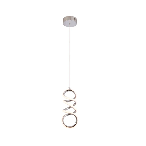 [19170] COLGANTE LED 15W LUZ DIA/NEUTRA/CALIDA GAUDI CROMO - 180 ILUMINACION