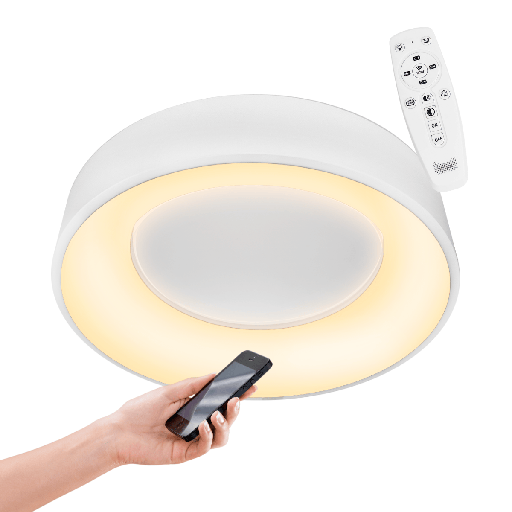 [19107/60/BL] APLIQUE LED 60W LUZ DIA/NEUTRA/CALIDA DIMERIZABLE VEGAN XL BLANCO - 180 ILUMINACION