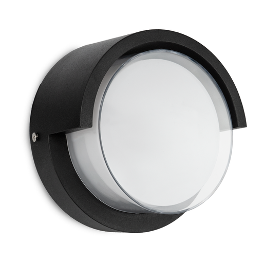 [NOV/NL-GR12WC] PLAFON LED DE APLICAR REDONDO 12W LUZ CALIDA NEGRO - NOVA