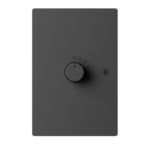 [MILAN-1V-G] LLAVE DE LUZ ARMADA VARIADOR VENTILADOR GRIS MILAN BASTIDOR METALICO - MACROLED