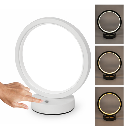 [PL/LCLM2-B] VELADOR TOUCH CIRCULAR LUZ DIA/NEUTRA/CALIDA BLANCO - PRACTILED