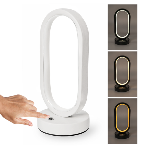 [PL/LOLM2-B] VELADOR TOUCH OVALADO LUZ DIA/NEUTRA/CALIDA BLANCO - PRACTILED