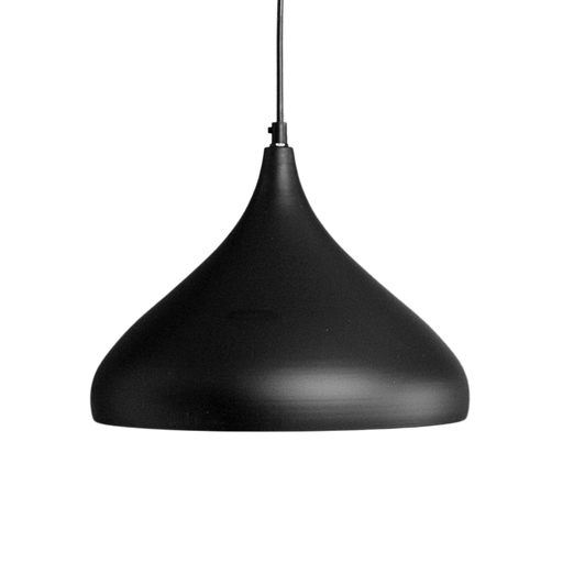 [15089/NE] COLGANTE 1 LUZ E27 VALENTIN NEGRO - 180 ILUMINACION