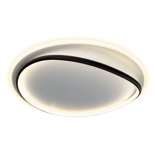 [19233] APLIQUE LED 40W LUZ DIA/NEUTRA/CALIDA DIAM 50CM BEES NEGRO - 180 ILUMINACION