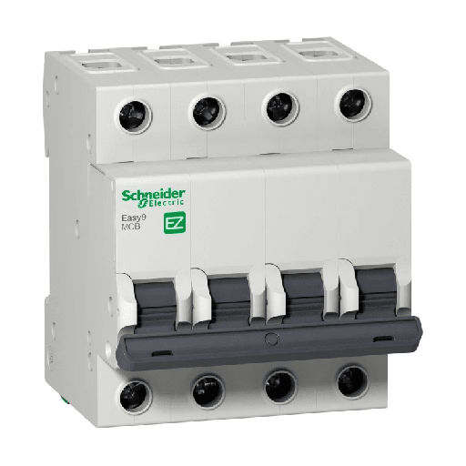 [SCH/EZ9F34463] TERMOMAGNETICA EASY9 4,5KA 4X63A CURVA C  - SCHNEIDER