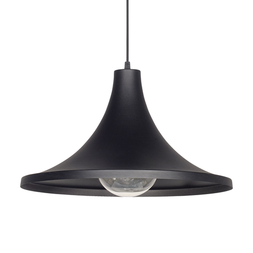 [C-1309/30/NT] COLGANTE BRINDISI 1 LUZ E27 30X20CM NEGRO - FERROLUX
