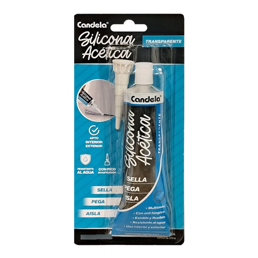 [CDL/7576] SELLADOR DE SILICONA ACETICO 85G - CANDELA