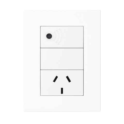 [KS40938] LLAVE ARMADA 1 PUNTO SMART 1 SALIDA + TOMA BLANCO - KALOP