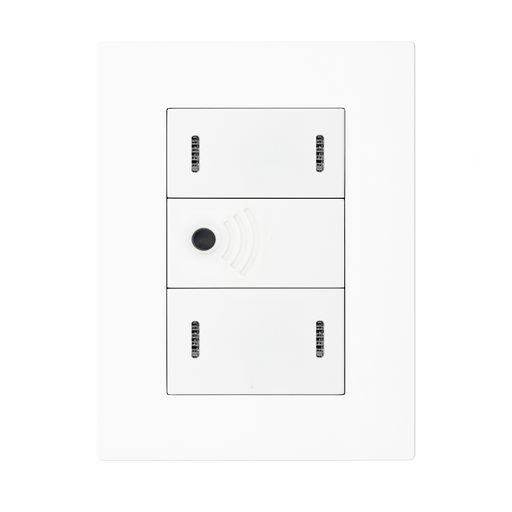 [KS40943] LLAVE ARMADA 1 PUNTO SMART 2 SALIDAS + 2 PUNTOS COMBINADOS BLANCO - KALOP
