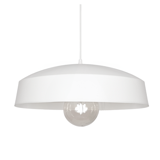 [C-1326/40/BT] COLGANTE CHIETI 1 LUZ E27 40X15CM BLANCO - FERROLUX