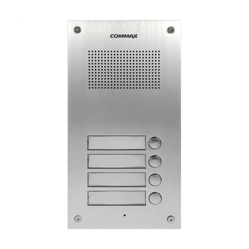 [COM/DR-4UM] FRENTE PORTERO ELECTRICO 4 PULSADORES H=25CM - COMMAX
