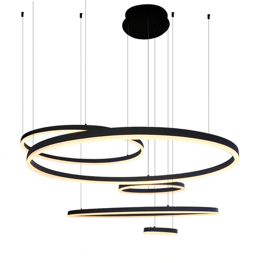 [19145] COLGANTE LED 188W LUZ DIA/NEUTRA/CALIDA CONTRACT NEGRO - 180 ILUMINACION