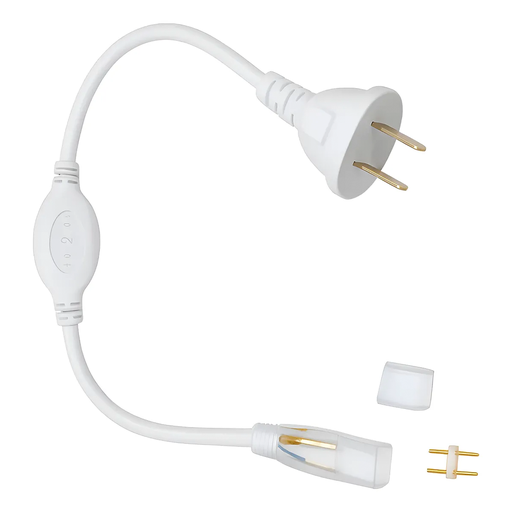 [CDL/7635] CABLE TOMA CORRIENTE PARA TIRA LED FRIA/CALIDA 220V - CANDELA